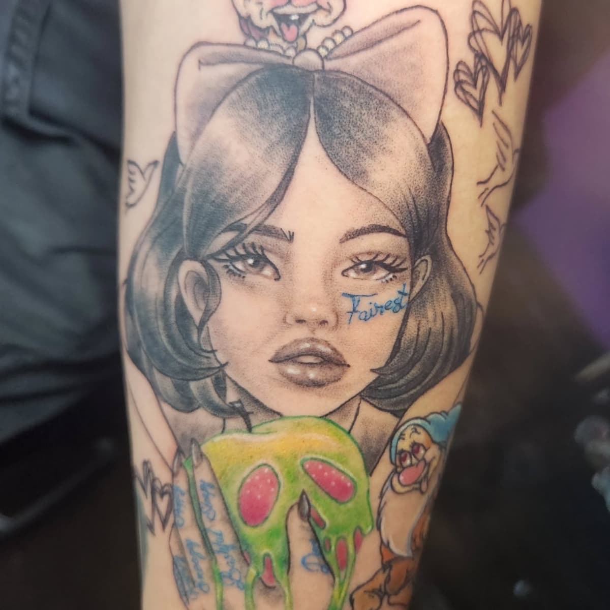 Recent tattoo work from Houses of the Holy